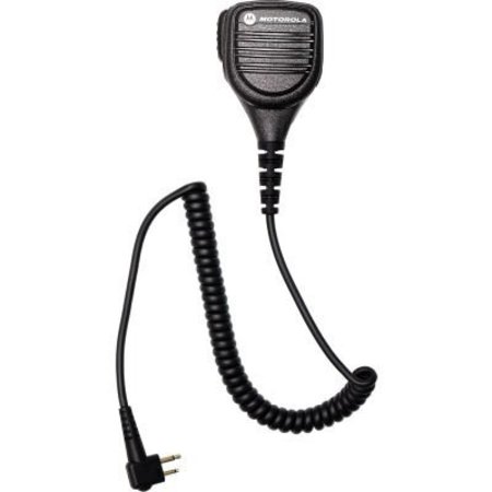 Motorola Motorola Remote Speaker Microphone with Ear Jack, Coiled Cord and Swivel Clothing Clip PMMN4013